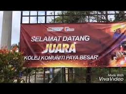 Disciplines covered include accounting, architecture, construction, engineering, draughting, entrepreneurship, hospitality, personal services. Jom Masuk Kolej Komuniti Paya Besar Youtube