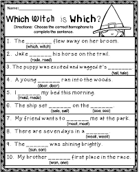 Homophones Freebie Homophones Worksheets Halloween Worksheets Homophones