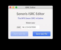 Free music loops for web and music production. Isrc Editor Sonoris Audio Engineering