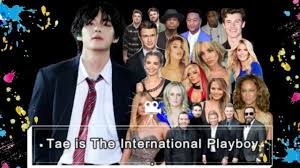 Famous 25 year olds including tom holland, zendaya, kendall jenner, david dobrik, timothée chalamet and many more. Bts S V Taehyung The International Playboy Ariana Camila Cabello More Viral With Non Fans Youtube