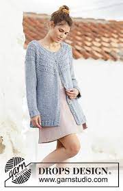 Lots of knitters bag to choose from. April Showers Jacket Drops 201 31 Free Knitting Patterns By Drops Design
