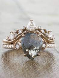 20 Wedding Ring Sets To Ring In The New Year Ruffled Engagement Rings Vintage Engagement Rings Wedding Rings
