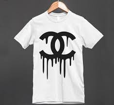 Chanel Inspired T Shirt Dripping Chanel Logo Unisex Trendy Shirts Size S 3x Fast Free Shipping Anywhere In The U Trendy Shirts Tank Top Fashion Unisex Tank