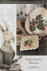 Looking for your next counted cross stitch project? Primitive Hare The