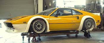 Construction tubular steel chassis, steel body, aluminium engine lid and front compartment lid. Honda Swapped Ferrari 308 Gets The Liberty Walk Body Kit Treatment Looks Feral Autoevolution