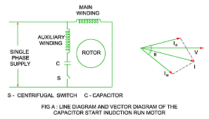 Single Phase Capacitor Start Induction Motor Wiring Diagram
