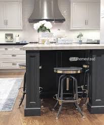 Charcoal Gray Kitchen Island Paint Color Benjamin Moore 1602 Gunmetal Kitchen Renovation Grey Kitchen Island Grey Kitchens