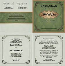 3000 Desain Undangan Perkawinan Perkawinan Pernikahan Khitanan Ultah Desain Grafis Terlengka Desain Undangan Perkawinan Undangan Perkawinan Desain Undangan