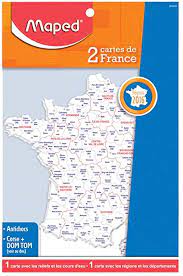 Les régions constituent le découpage administratif de. Maped Schablone Frankreich Landkarte Inhalt 2 Stuck Amazon De Elektronik
