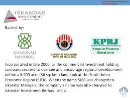 Video korporat berkenaan kumpulan prasarana rakyat johor, sebuah syarikat milik kerajaan negeri johor. Strictly Private And Confidential Not For Circulation Strictly