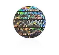 Nfc Tags 100 Pcs Tamper Proof - Security Warranty Seals With Serial Numbers  Silver 0.95x0.6 Inch Hologram Stickers