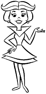 Jane Jetson Gif 362 735 Pixels Cartoon Coloring Pages Cartoon Art The Jetsons