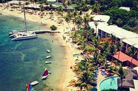 A Birds Eye View Of The Bolongo Bay Beach Resort In St Thomas Island Vacation Beach Resorts Us Virgin Islands