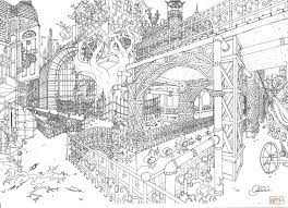 City coloring pages for adults. Cities Coloring Pages Coloring Home