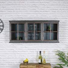 Add an industrial touch to your décor with raw wire designs, metal storage racks, and antique style wall cabinets, or introduce charming scandi style with wooden storage. Large Rustic Industrial Metal Wall Cabinet Windsor Browne