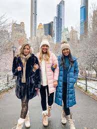 What We Wore Girls Trip To Nyc During Christmas Nyc Winter Outfits New York Winter Outfit Winter Outfits Cold