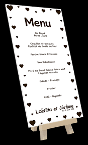 Beau idee tenue mariage idee tenue mariage ete 9games.me. Menu Mariage Exemple Idee Et Impression De Porte Menu