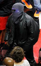 2013 yeezus kanye west official tour merch ski mask yeezy t shirt size m 1592top rated seller. Kanye West Sports A Ski Mask While Attending The Big3 Basketball Tournament In Las Vegas India A2z