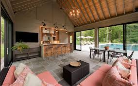 Pavilions are also referred to as cabanas. Pool House Summer Sanctuaries 3 Projects From Top Designers Southern Home