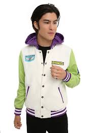 Disney Pixar Toy Story Buzz Lightyear Space Ranger Hooded Varsity Jacket Varsity Jacket Toy Story Buzz Lightyear Unique Hoodies
