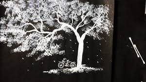 Check spelling or type a new query. How To Make A Tree With White Paint In Black Background Watercolour Techniques 2019 Youtube