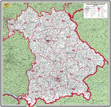 Stellenbörse der kommunalen arbeitgeber in bayern. Xxl Bundeslanderkarte Bayern Mit Postleitzahlen Gunstig Bei Geosmile De