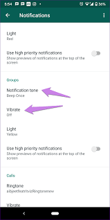 Further, you should turn off the vibration, choose none under the light option, and turn off use high priority notifications. How To Mute Whole Whatsapp Notifications On Android And Ios