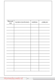 Download nota kosong format word bisa costum sendiri. Membuat Nota Penjualan Sendiri Dengan Kertas Ncr Homedia