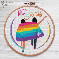 See more ideas about cross stitch, cross stitch patterns, stitch. Love Has No Gender Cross Stitch Pattern Pdf Cross Stitch Etsy In 2021 Unique Cross Stitch Cross Stitch Patterns Stitch Patterns