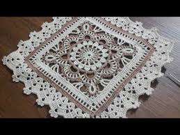 Hobilaryum Tigisi Orgu Dantel Modelleri Crochet Youtube Crochet Rugs Decor