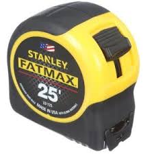 Stanley 25 Ft Fatmax Tape Measure 33 725y The Home Depot Measurement Tools Bathroom Improvements Diy Bathroom