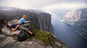 Some tourists elect to forego trips to preikestolen and go to kjerag instead. Kjerag Hiking Forsand Norway