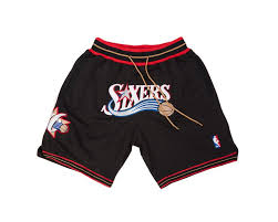 Näytä lisää sivusta philadelphia 76ers facebookissa. Philadelphia 76ers Basketball Black Just Don Shorts Nba Shorts
