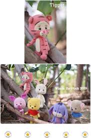 Orange Amigurumi Namsom Pan Winnie The Pooh Tigger Crochet Pattern Knitting Yarn Disney Crochet Patterns Minion Crochet Patterns Crochet Baby Gifts
