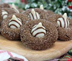 Chocolate peppermint patty sandwich cookies yummly. Gingerbread Kiss Cookies Kitchen Fun With My 3 Sons