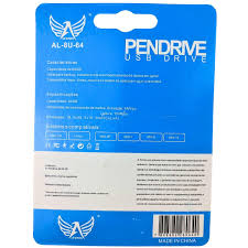 Pen Drive 64Gb Usb 2.0 Alumini… | Shopping do Inter