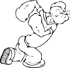 Popeye Spinach Sailor Man Show Muscle Clip Art Art Cartoon Art