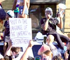 While looting the stores the looters took the opportunity for revenge by destroying what they didn't steal. George Floyd Riots Violence Looting Words Matter Experts Say