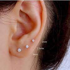Ships same or next day. Sparkly Cz Stud Earrings J Co Jewellery