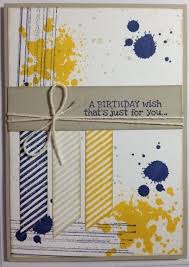 Diy Birthday Cards For Guys Male Birthday Card Birthday Cards For Men Stamped Cards Birthday Cards