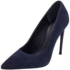 Kendall Kylie Women S Clara Suede Pump Dark Blue Navy Size 10 89 Liked On Polyvore Featuri Blue Suede Pumps Blue High Heel Shoes Navy Blue High Heels