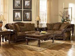 Image For Need Gone Ashley S Mauricio Old World Bonded Leather Fabric Sofa Ashl Ashley Furniture Living Room Antique Living Rooms Living Room Sets Furniture