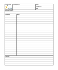 These pdf files have editable fields so that each area can be typed in. Avid Cornell Notes Template Pdf Free Download Printable