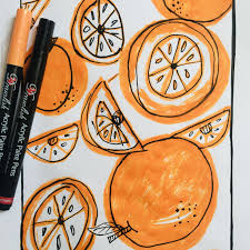 Oil painting techniques, tips, color mixing, painting in a realistic style and reviews for marker pens and other supply and equipment for artists. Bright Orange Painting Ideas For Paint Pens Paint Pens Acrylic Paint Pens Bright Paintings