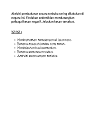 Kehidupan yang dilingkari dengan teknologi canggih tanpa sempadan telah melahirkan satu kelompok manusia yang. Esei Pembakaran Terbuka
