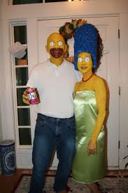 Weitere gruselige paarkostüme für halloween, karneval und mottopartys findest du bei deiters! Paar Kostum Fur Halloween Fasching Oder Eine Mottoparty The Simpsons Lustige Paarkostume Kostume Fur Paarchen Halloween Kostume Paare
