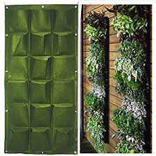 Wandhalterung F R Pflanzen Vertikale Pflanztaschen Von Yino Inklusive S Haken Aus Edelstahl Wandgarten Ummauerter Garten Vertikaler Garten