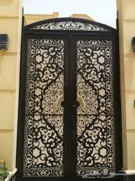 ابواب بوابات ليزر قص ليزر حديد 0530608113 steel door design door gate design entrance gates design