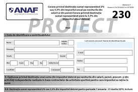 Download formular model de declaratia 230 2 % impozit anual in format pdf, word, doc,. Formularul Simplificat Al DeclaraÈ›iei 230 Finalizat De Anaf Cum Se CompleteazÄƒ Alba24