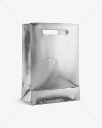 Download Metallic Shopping Bag Mockup Halfside View Eye Level Shot In Bag Sack Mockups On Yellow Images Object Mockups Bag Mockup Mockup Free Psd Free Packaging Mockup